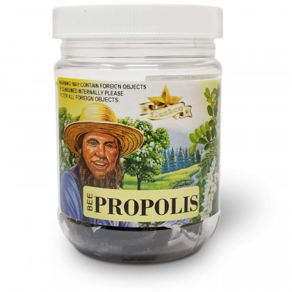 Goshen Honey BEE PROPOLIS Whole Chunks Raw 100% Natural Pure with Health Benefits | 2 Oz Plastic Jar