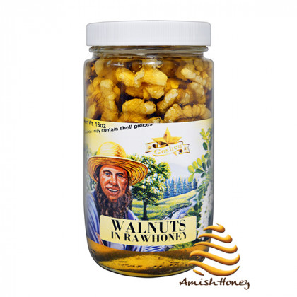 Walnuts in Raw Honey 1lb